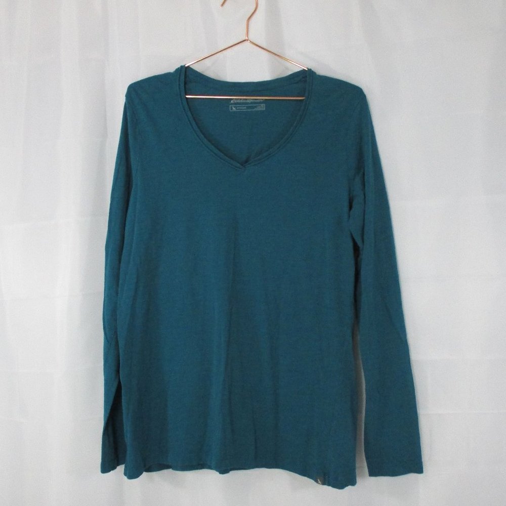 EDDIE BOWER V NECK LONG SLEEVE T-SHIRT LARGE